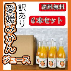柑橘王国愛媛より、みかんジュース×6本セット