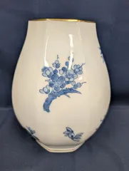 大倉陶園　金彩赤花画花瓶　35cm 2025年最新】大倉陶園金彩花瓶の人気アイテム - メルカリ