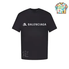 【今日WTO】Balenciaga / バレンシアガ アリペイとのコラボレーションロゴ半袖 T シャツ-EP39