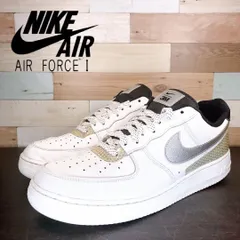 NIKE AIR FORCE 1 07 LV8 ナイキ エア フォース 1  07 エレベイト ホワイト ブラック シルバー 29.5cm メンズ スニーカー U07752 CT2299-100
