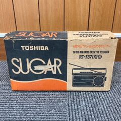 TOSHIBA AM/FM 3バンドチューナー ラジカセ RT-F37(K)