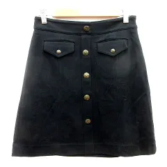 ローレンラルフローレン LAUREN RALPH LAUREN フレアスカート ミニ XS 黒 ブラック /MNのサムネイル