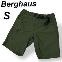 Berghaus バーグハウス レディース ハーフパンツ S ショートパンツ アウトドア J0345 ナイロン グリーン系 (E038)★