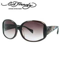 エドハーディー サングラス EdHardy BIRD ROSES ブラウン/ブラウングラデーション UVカットのサムネイル