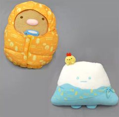 [중고]쿠션·안아 베개·본체 전 2종 세트 [스미코구라시 스미코쿠지 Part20] 스미코 캠프상