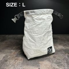 スタッフサック　ロールトップ　ダイニーマ　軽量　登山　UL　タグあり　Lサイズ