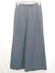 ◇ 12closet トゥエルブ 水玉 ドット ウエストゴム ワイドパンツ サイズＦ ブラック ホワイト レディース P  【1407260005391】