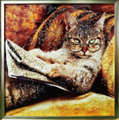 水晶パネル アートパネル 　41×41cm