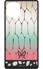 【中古】携帯ジャケット・カバー 胡蝶しのぶ スクエアガラスケース 2020 iPhone 5.4inch 「鬼滅の刃」
