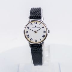 UNIVERSAL GENEVE ユニバーサル・ジュネーブ 手巻き 1970年代 ホワイトダイヤル 女性用腕時計 美しいデザイン 魅力的な状態 1564