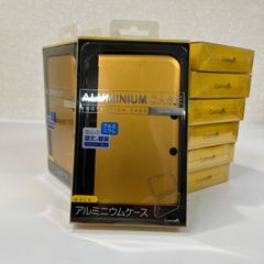 【10個セット】3DSLL用アルミニウムケース ゴールド CA-3DLAC-GD  (# M010-240130-051_100)
