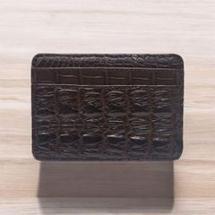 c36本物証明証付き本革クロコダイルマネークリップウォレット背ネイビー13C c36本物証明証付き本革クロコダイルマネークリップウォレット背