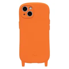 iFace Hang and iPhone 13 ケース シリコンハード (オレンジ)【アイフェイス アイフォン13 用 カバー スマホケース ストラップホール付き 】