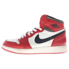 NIKE (ナイキ) AIR JORDAN 1 RETRO HIGH OG GS Chicago Lost & Found エアジョーダン1 シカゴ ロスト&ファウンド ハイカットスニーカー レッド US6Y/24.0cm FD1437-612