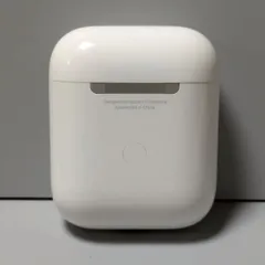 ＜６＞美品 動作確認済 清掃済 Apple【 airpods 2nd 第2世代 Qi ワイヤレス充電ケースのみ MRXJ2J/A A1938 (FW2.0.6) 】第1世代にも対応 正規品 純正 中古