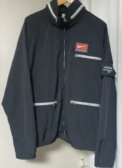 Nike(ナイキ） チーム 黒 ビックスウォッシュ ウインドブレーカー ジャケット