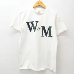 M/古着 半袖 ビンテージ Tシャツ メンズ 90s WM コットン クルーネック 白 ホワイト 25may24 中古