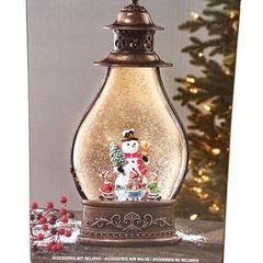 【クリスマスセール！】雪だるま LED ランタン /  スノードーム