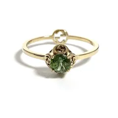 【11-12号・超美品】グッチ　インターロッキングG　リング　ゴールド　K18