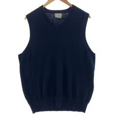 古着 90~00年代 エルエルビーン L.L.Bean カシミア混 Vネック コットンニットベスト メンズL相当 ヴィンテージ/eaa381021