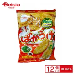 栗山米菓 ばかうけ青のり 18枚×12個のサムネイル