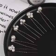 パール6本セット　ヘアアレンジ　入学式　結婚式　成人式　パーティ