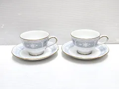 【未使用展示品】 ノリタケ Noritake レースウッドゴールド カップ＆ソーサー 2客セット ○YR-17794○