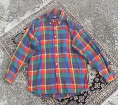 90s　old gap　vintage　flannel shirt