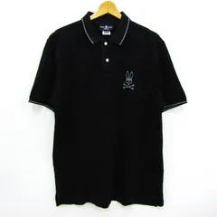 Psycho Bunny - coco 中古 サイコバニー Psycho Bunny メンズ 半袖ポロシャツ XL ブラック 黒 カモフラ柄 Psycho Bunny - coco 中古 サイコバニー Psycho Bunny メンズ