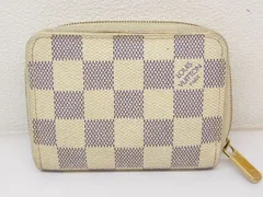 ヴィトン コインケース ■ N63069 SN1018 ジッピー コインパース ダミエ アズール ホワイト 小銭入れ 財布 Louis Vuitton  □7E