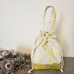 週末SALE＊ミナペルホネン rosy ミニ巾着バッグ - メルカリ