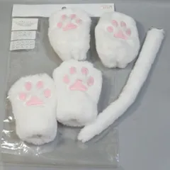 ボークス 天使のころも もふもふ白ネコ肉球セット サイズ:MSD-SD16/MDD・DD各種