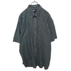 【TOMMY HILFIGER】 90s ギンガムチェックシャツ S-1599