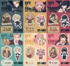 【中古】シール・ステッカー 全6種セット オリジナルステッカー 「SPY×FAMILY×ローソン」 対象商品購入特典