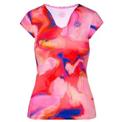 60％OFF在庫処分特価】「海外サイズ」BIDI BADU(ビディバドゥ)レディース Bella 2.0 (ベラ 2.0) テック Vネック ゲームシャツ W354009221-RDBL レッド×ブルー(22y2mテニス)【メール便発送】(330519741)