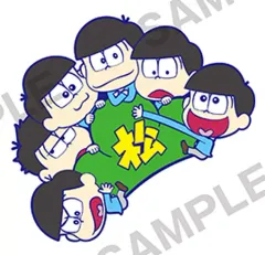 【中古】ストラップ(キャラクター) 6つ子集合 「おそ松さん ぴたコレ ラバーストラップ 第2弾」