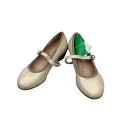 TR5 【ほぼ未使用】UNITED COLORS OF BENETTON ユナイテッド カラーズ オブ ベネトン レディース ゴールド ベージュ パンプス　21.0cm 吸水速乾  インソール 撥水