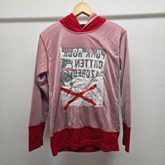 DOPE H プルオーバーパーカー フーディ M 赤 ヴィンテージ メンズ 古着 M-C-393