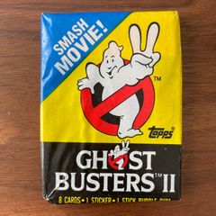 90's 【Deadstock】映画 ゴーストバスターズ カード ステッカー GHOSTBUSTERS II Topps Trading Card set