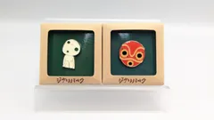 ジブリパーク限定　ピンバッジ　2種セット　もののけ姫　サン土面　コダマ