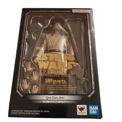 TE3  画像のセット S.H.フィギュアーツ クワイ＝ガン・ジン（STAR WARS: The Phantom Menace） 約150mm スターウォーズ S.H.Figuarts バンダイ