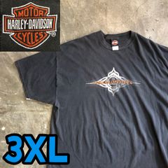 T6048 HARLEY-DAVIDSON Tシャツ 刺繍　ビッグサイズ　古着