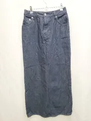 ◇ GARAGE OF GOOD CLOTHING ロング タイト デニム スカート サイズ36 ネイビー レディース P  【1406180037666】