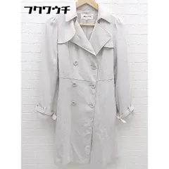 ◇ ◎ MISCH MASCH ミッシュマッシュ ウエストベルト付き トレンチ コート サイズ38 グレー レディース 【中古】 【1002801518929】のサムネイル