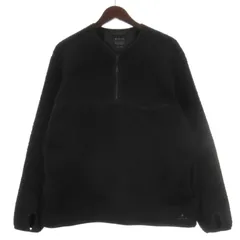 スノーピーク snow peak BEAUTY&YOUTH 別注 フリース トレーナー ボア ブラック Mのサムネイル