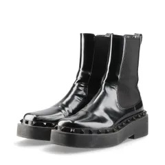 Valentino ヴァレンティノ　厚底黒レザーサイドゴアブーツ 2025年最新】VALENTINO カラー：ブラック系 サイドゴアブーツの
