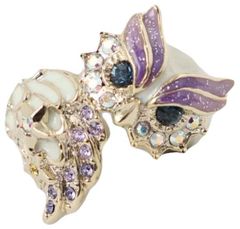 L ANNA SUI アナスイ ふくろうモチーフ リング Lサイズ SAMR0734L XW