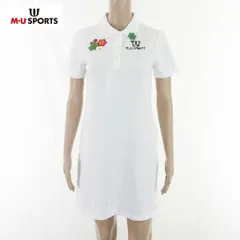 新品 MU SPORTS ポロワンピース 40 LOP980 M ゴルフウェア 楽天市場】[M-4XL]ポロシャツワンピース ロング ポケット付き