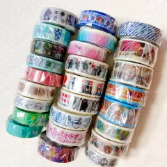 日本 限定 マスキングテープ 製造中止ステーショナリー レトロ文具 マックス カモイ 26 種 まとめ売り