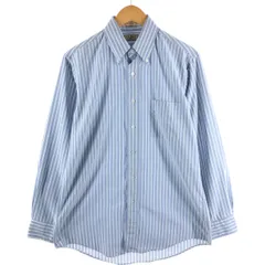 古着 70～80年代 エルエルビーン L.L.Bean 長袖 ボタンダウンストライプシャツ USA製 メンズM相当 ヴィンテージ/eaa527011
